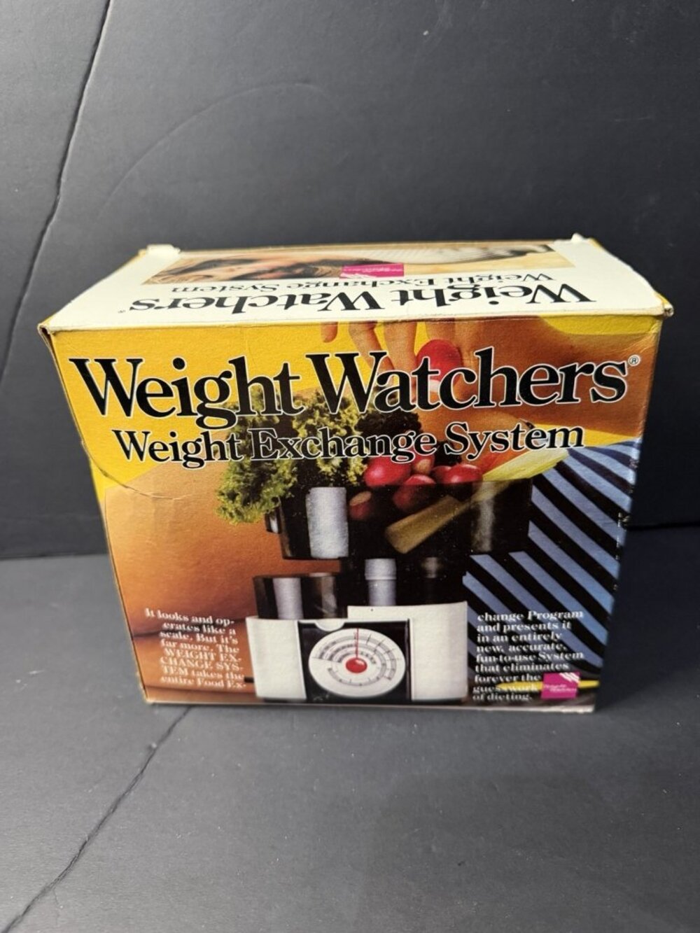 WEIGHT WATCHERS Vintage Weight Exchange System / Food Scale Made in USA 1980s